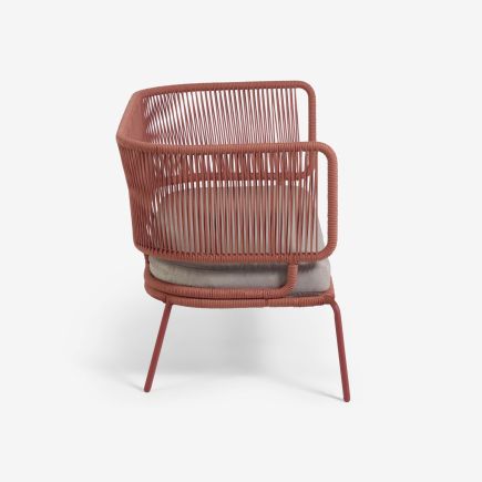 2 seater sofa in rope and steel Nadin | Procomobel