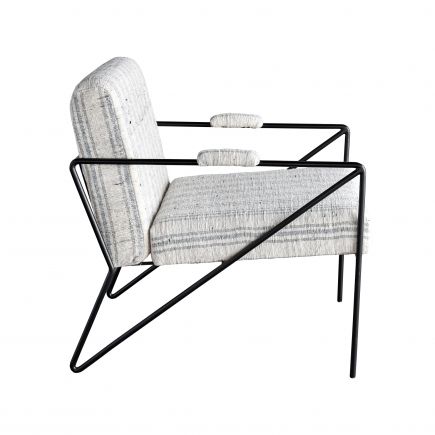Abstract Linen Armchair Florea | Procomobel