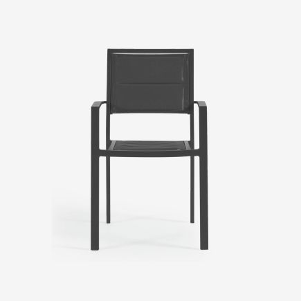 Silla de exterior Aluminio y Textilene Sirley
