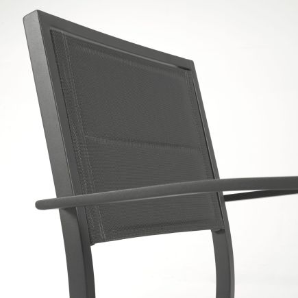 Silla de exterior Aluminio y Textilene Sirley