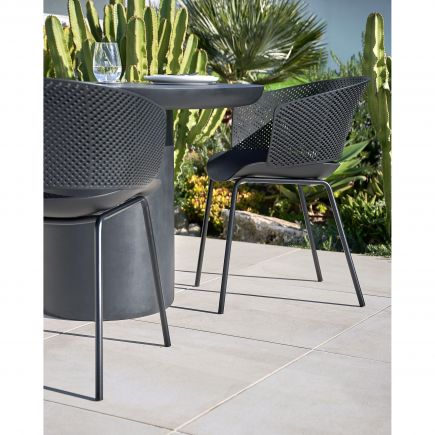 Foto en Ambiente Silla Moderna Exterior Yeray color negro