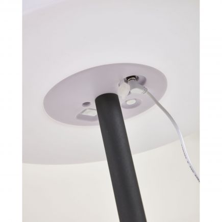Conector pantalla Lámpara de Pie Exterior Amaray color negro