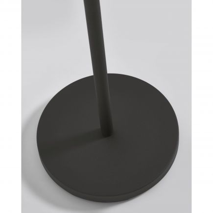 Base redonda Lámpara de Pie Exterior Amaray color negro