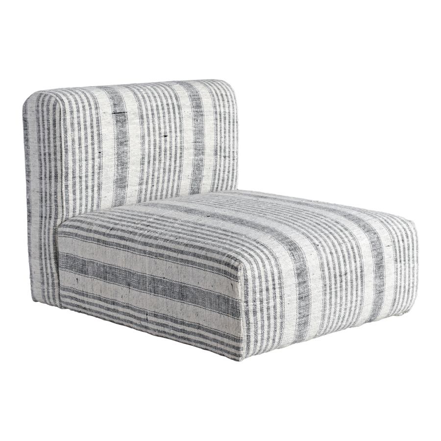 Linen Modular Sofa 'Natural' Stripes
