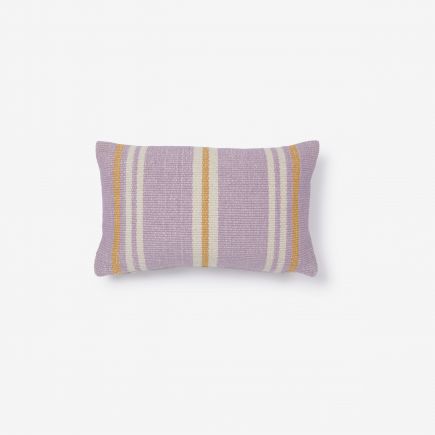 Cushion Cover Cotton Lilas Stripes Marilina | Procomobel