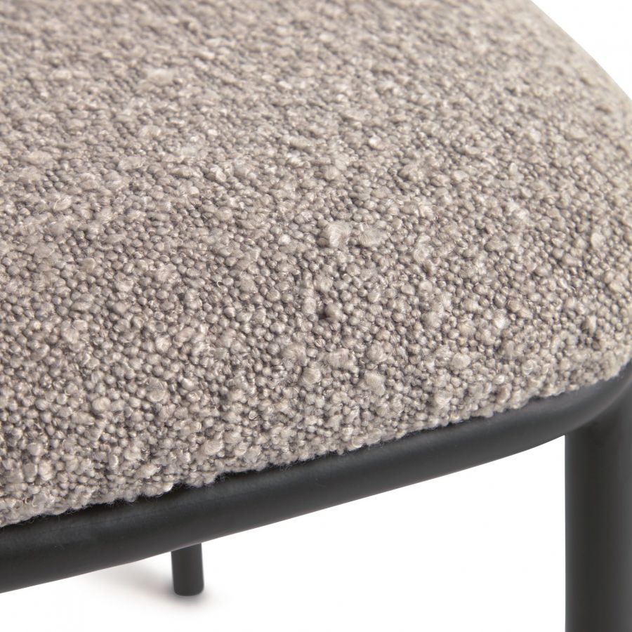 Upholstered chair with teddy bear effect 'Ciselia'