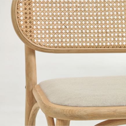 Asiento Silla de Comedor Roble Natural Doriane natural