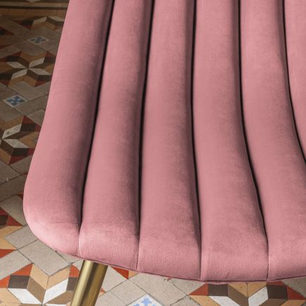 Marlene Velvet Chair with Steel Legs | Procomobel