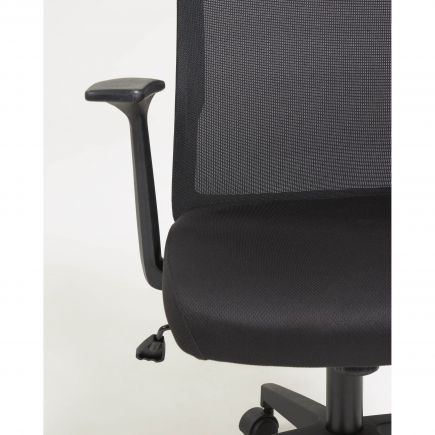 Imagen de Detalle Silla de Escritorio Negra Nasia
