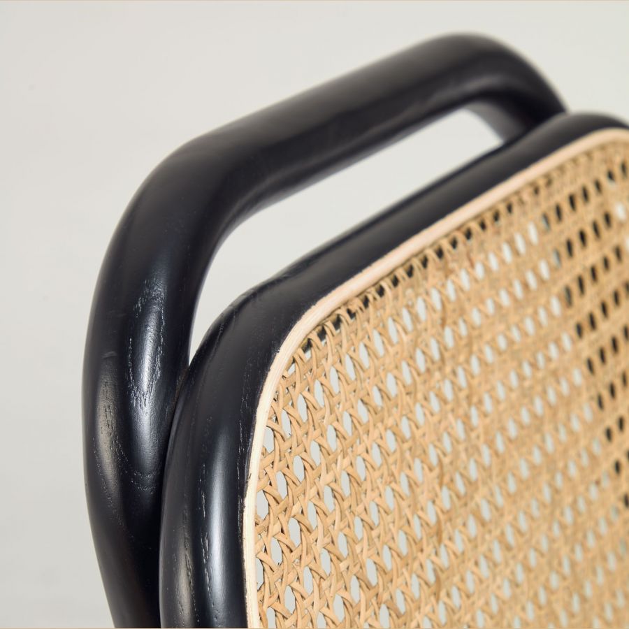 Black Elm 'Doriane' stool