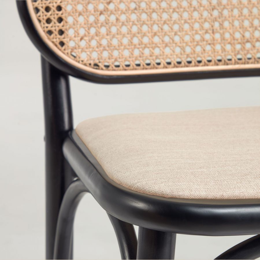 Black Elm 'Doriane' stool