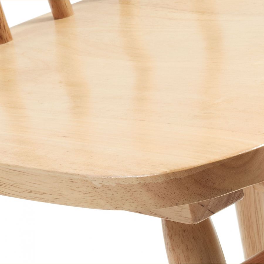 Silla Madera de Caucho Maciza ‘Tressia’