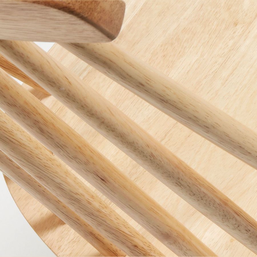 Silla Madera de Caucho Maciza ‘Tressia’