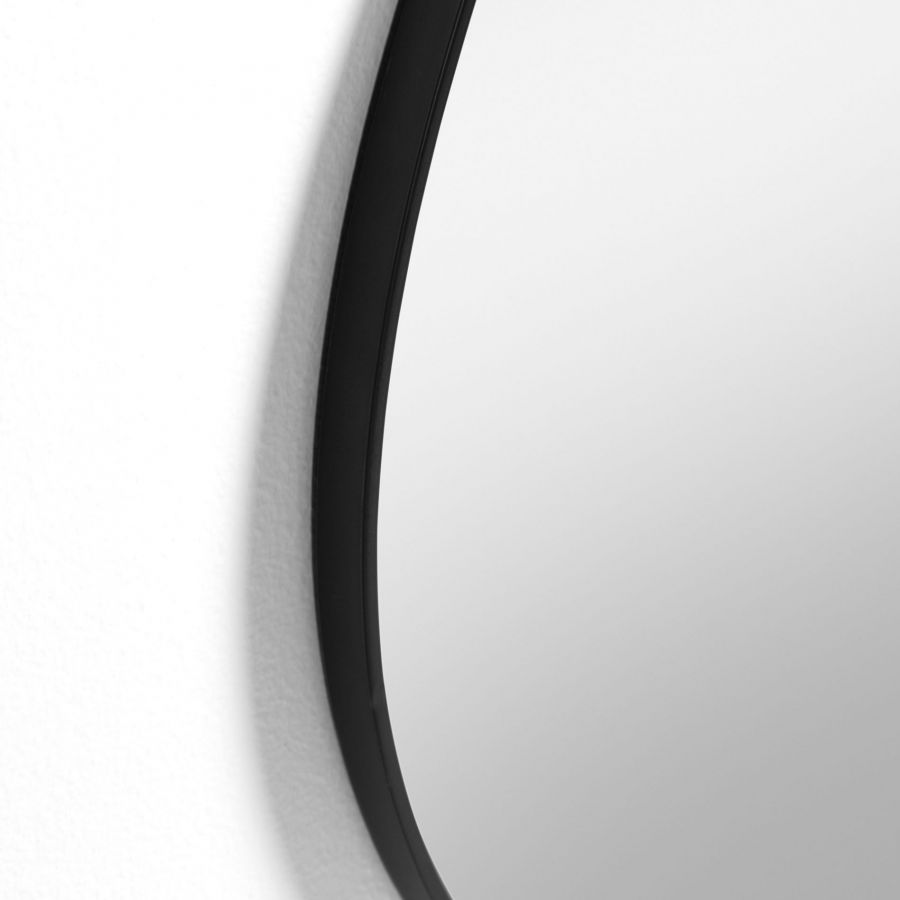 Asymmetrical Steel Mirror 'Anera'