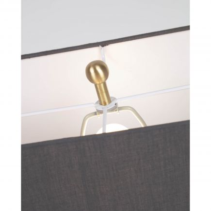 Beige and Gray Table Lamp Clelia | Procomobel