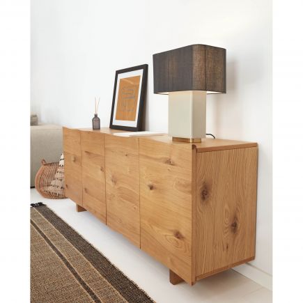 Beige and Gray Table Lamp Clelia | Procomobel
