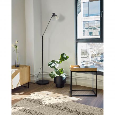 Wood and metal side table Detail | Procomobel