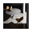 Mesa redonda cerámica ‘Flute’