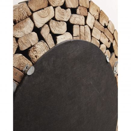 Eliptic Handmade Teak Mirror : Procomobel