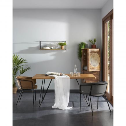 Elisha Solid Fir Wood Shelf : Procomobel