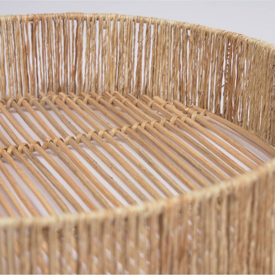 Set Of Two 'Estibalis' Round Trays