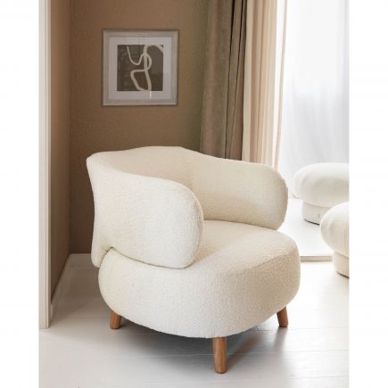 Brown and White Painting 'LLucia' | Procomobel