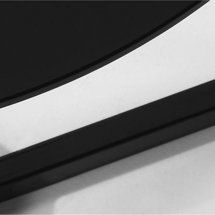 Imagen de Detalle Mesa Auxiliar Sobre Ø50 cm Raeam negra