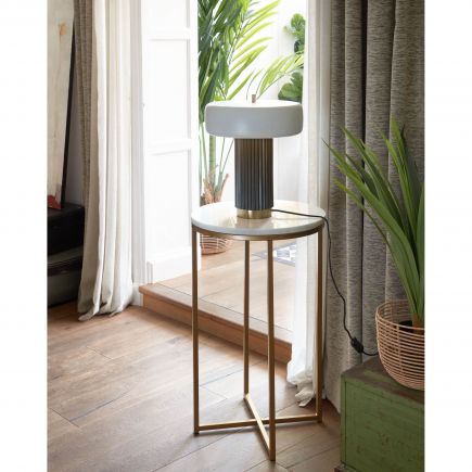 Marble and Steel Side Table 'Sheffield' | Procomobel