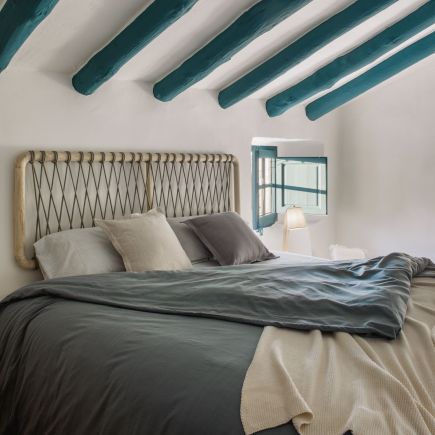 Aberash Wood and Rope Headboard | Procomobel