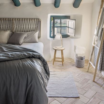 Aberash Wood and Rope Headboard | Procomobel
