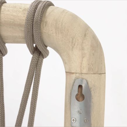 Cabecero de Madera y Cuerda Aberash