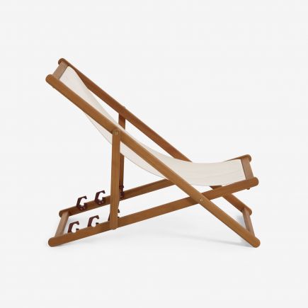 Hamaca Plegable de Exterior en Acacia Adredna beige