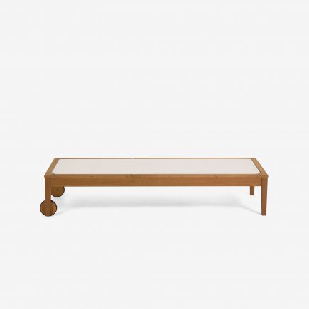 Buy Online Wooden outdoor sun lounger 'Caterin' at Procomobel