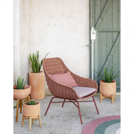 Set of 2 Terracotta Pots Celi : Procomobel