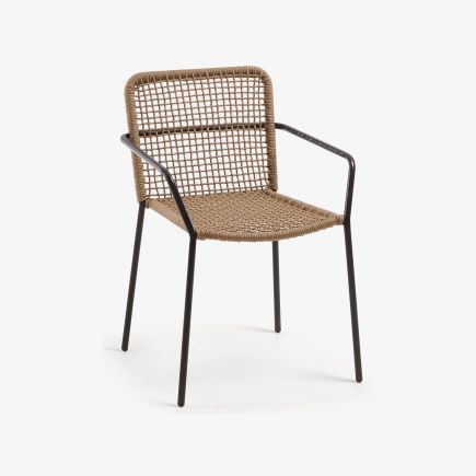 Ellen Outdoor Rope and Steel Chair | Procomobel