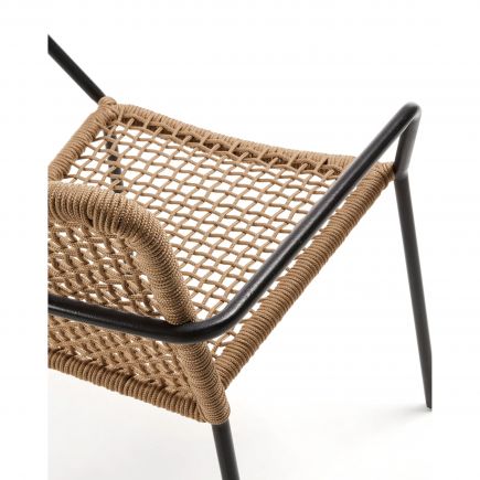 Ellen Outdoor Rope and Steel Chair | Procomobel