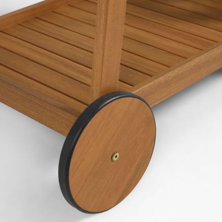 Felisa Acacia Wood Outdoor Waitress Table | Procomobel