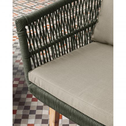 Set 2 Seater Sofa and 2 Inti Rope Armchairs | Procomobel