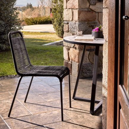 Outdoor Steel and Rope Chair Lambton | Procomobel