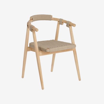 Wood and Rope Chair 'Majela' | Procomobel
