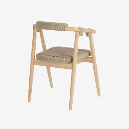 Wood and Rope Chair 'Majela' | Procomobel