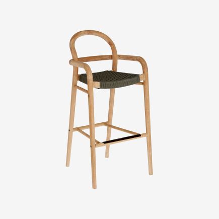 Wood and Rope Stool 'Sheryl' | Procomobel