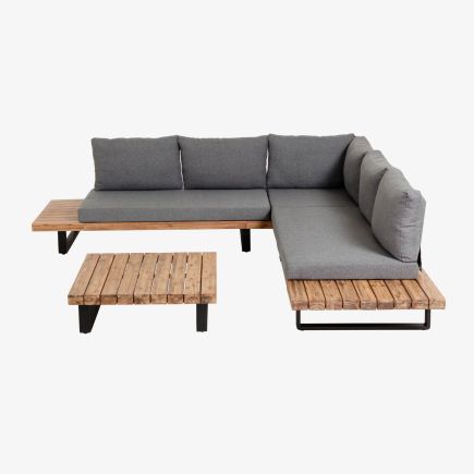 Set of 5 Seater Corner Sofa and Zalika Table | Procomobel