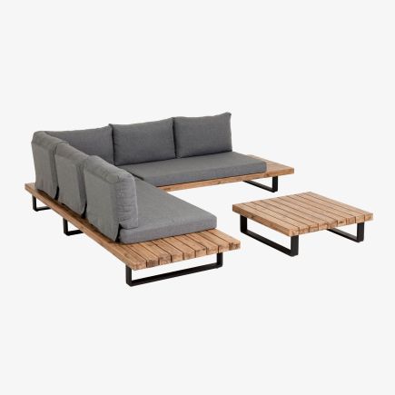Set of 5 Seater Corner Sofa and Zalika Table | Procomobel