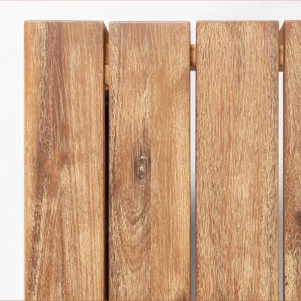 Detalle madera Set de Sofá Rinconero 5 Plazas y Mesa Zalika