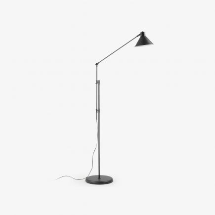 Black Steel Floor Lamp Dione | Procomobel