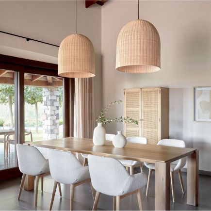 Druciana' Rattan Ceiling Lamp Shade | Procomobel