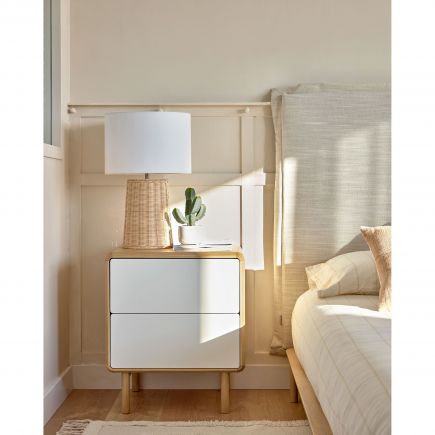 Anielle Ash Wood Bedside Table | Procomobel