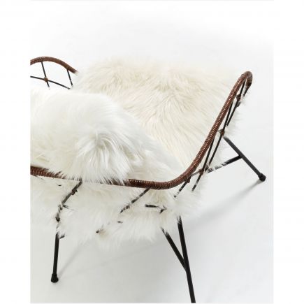 Steel and Rattan Armchair Claren | Procomobel
