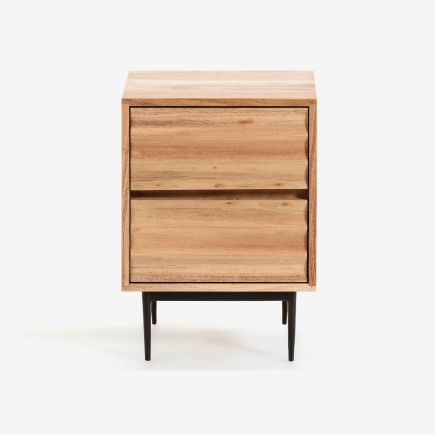 Delsie Acacia Wood Bedside Table | Procomobel